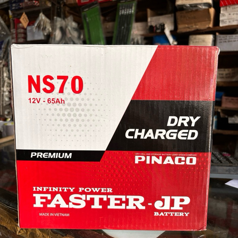 Aki Faster NS70 Premium | Aki Basah Mobil Panther, Kijang, Colt Diesel, Fuso & Ford Everest