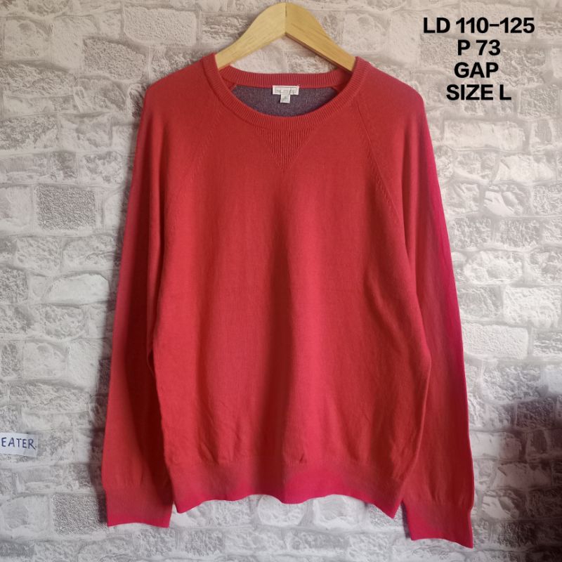 GAP sweater cashmere merah