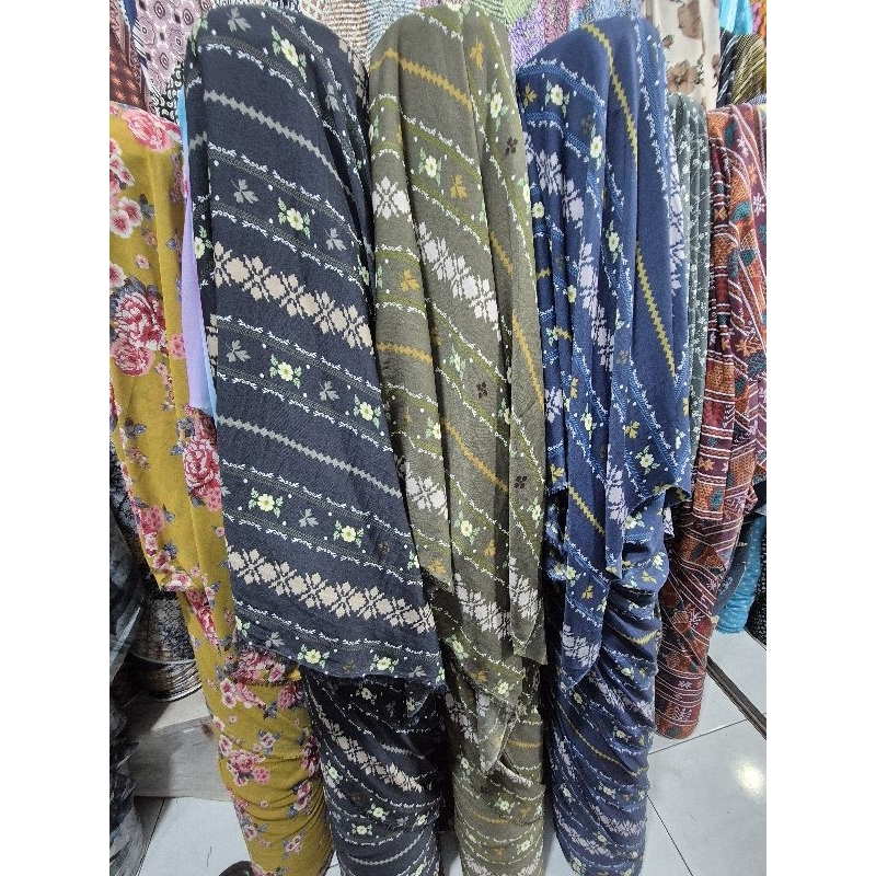 kain crepe motif premium - prada crepe || harga tertera 0,5m
