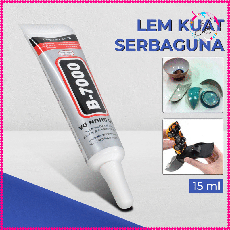 

JA BAO SHUN DA Lem Kuat Serbaguna Power Glue Strong Adhesive 15ml - B-7000 - Transparent