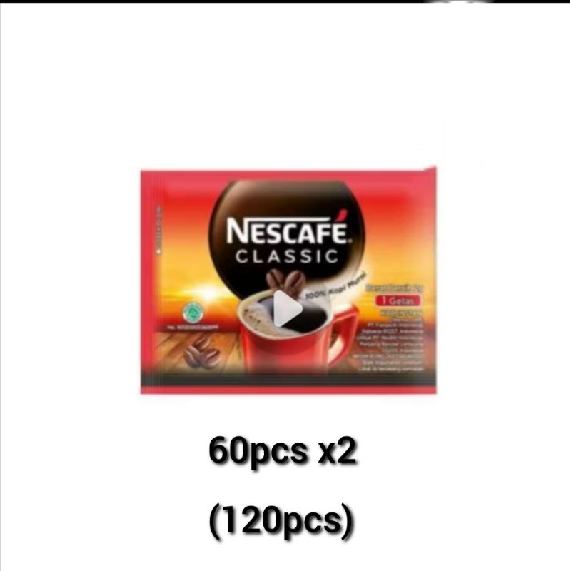 

1 KARTON / DUS nescafe clasic 2gr kopi