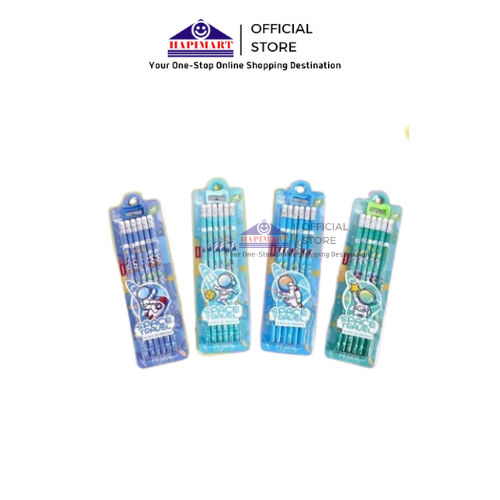 

Set Pensil 2B Astronaut Space Travel Alat Tulis Penghapus Rautan 12Pcs Alat Tulis