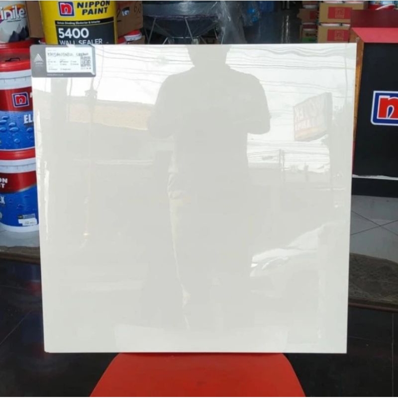 granit lantai 60x60 arna Nusantara cream Glazed polished