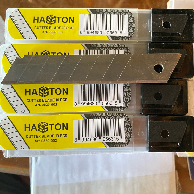 

ISI PISAU CUTER HASSTON 0820-002 isi 10PCS REFILL CUTTER BLADE