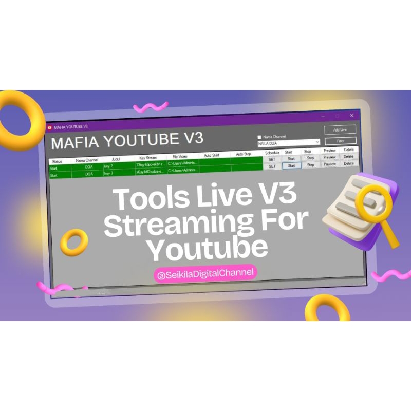 Tools Live For Youtube Include Rdp
