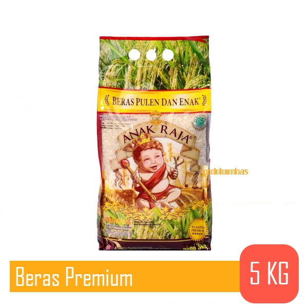 

BERAS ANAK RAJA SUPER KEPALA PULEN ENAK 5 KG | INSTANT