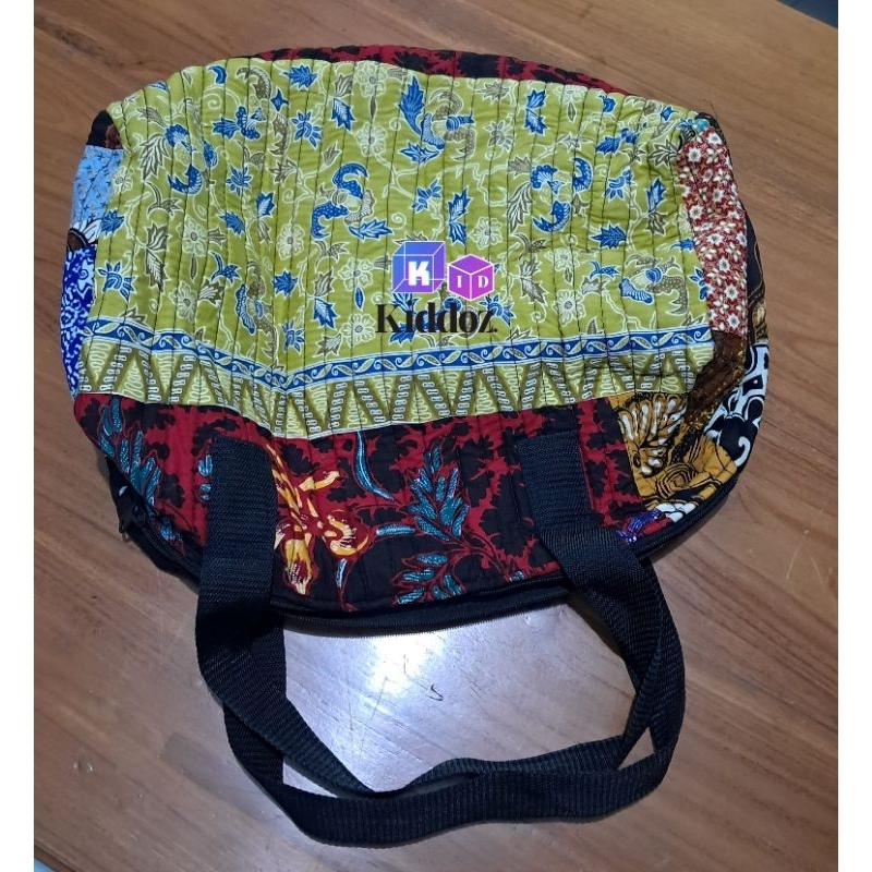 Tas kain perca serbaguna tas jinjing handmade kain perca motif batik tas belanja jumbo