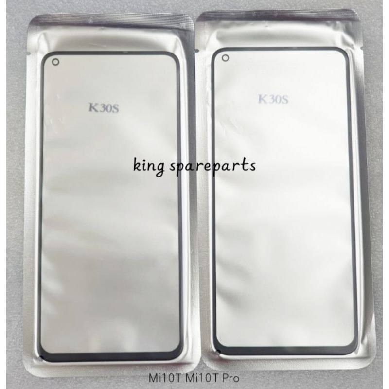 KACA GLASS LCD PLUS LEM OCA XIAOMI REDMI K30S MI10T MI10T PRO BLACK