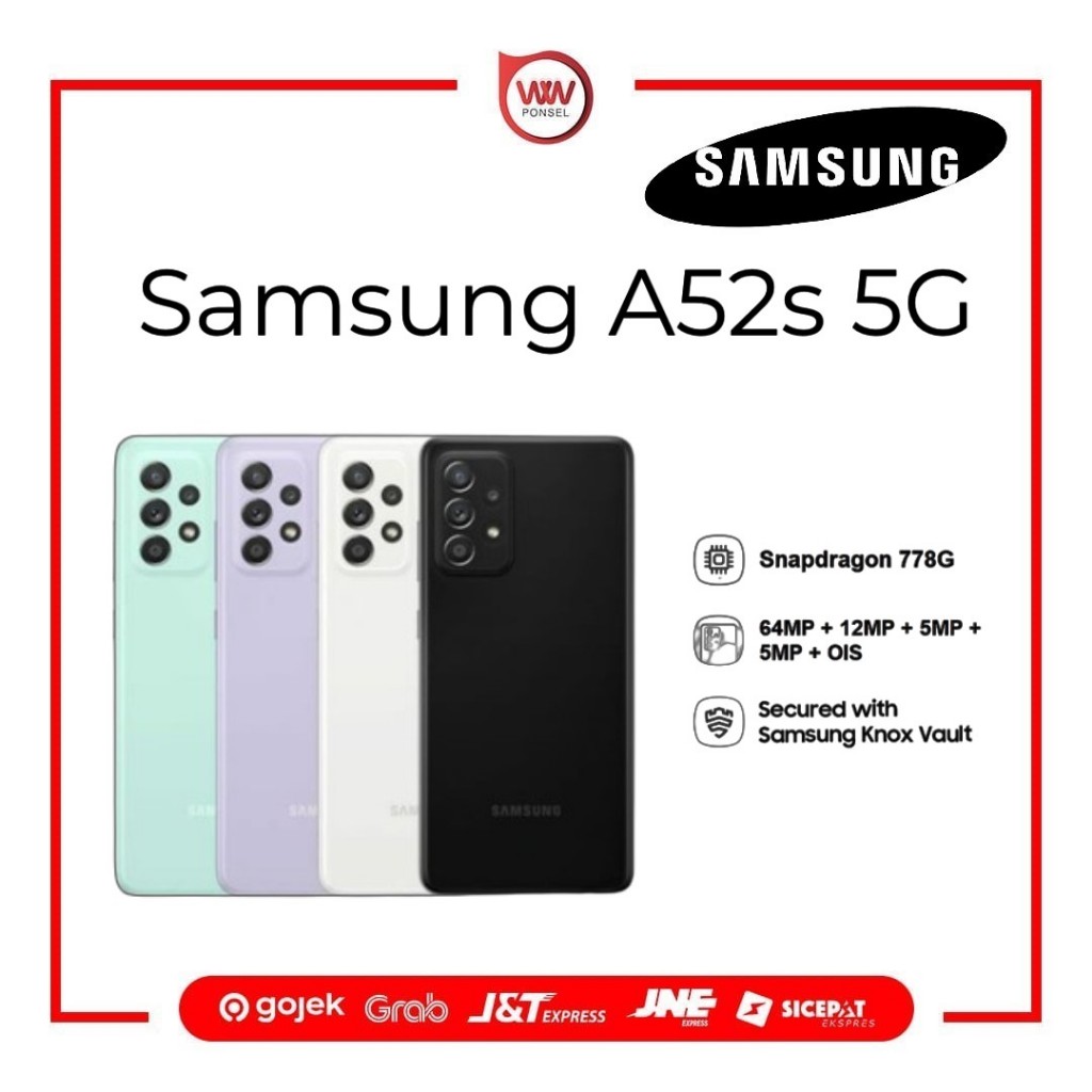 Hp Samsung A52s 5G Ram 8GB Internal 128GB Garansi Resmi