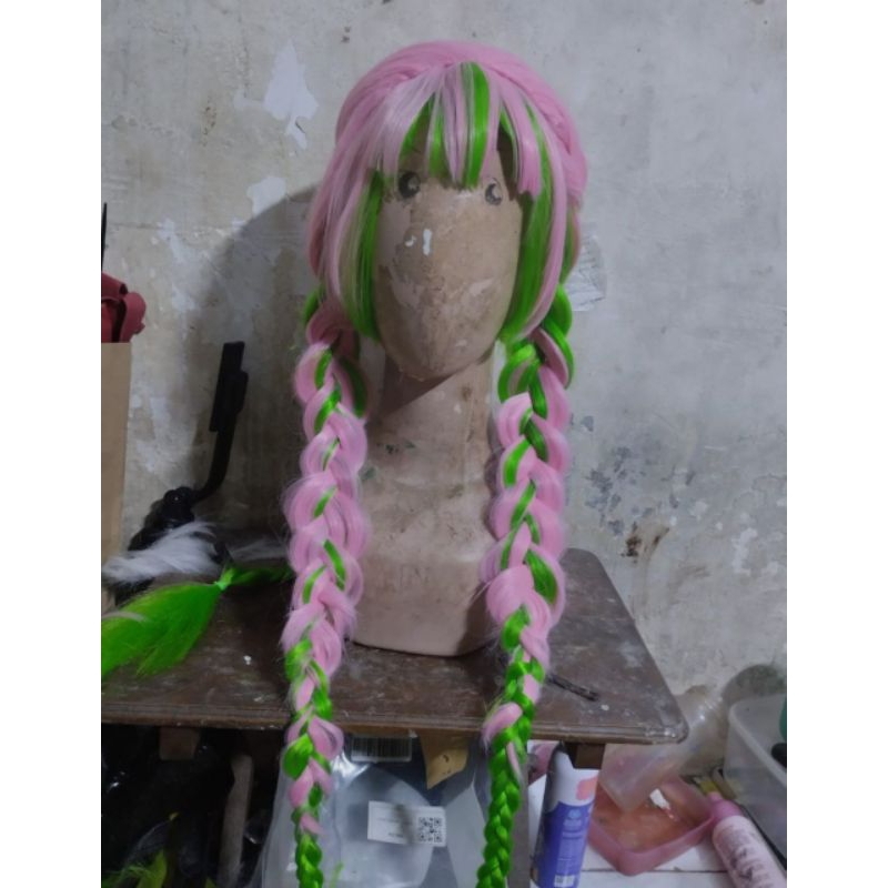 Wig cosplay Mitsuri Kanroji