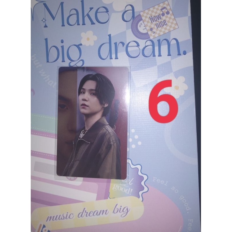 Suga dday photocard Suga dday the original photocard bts bts