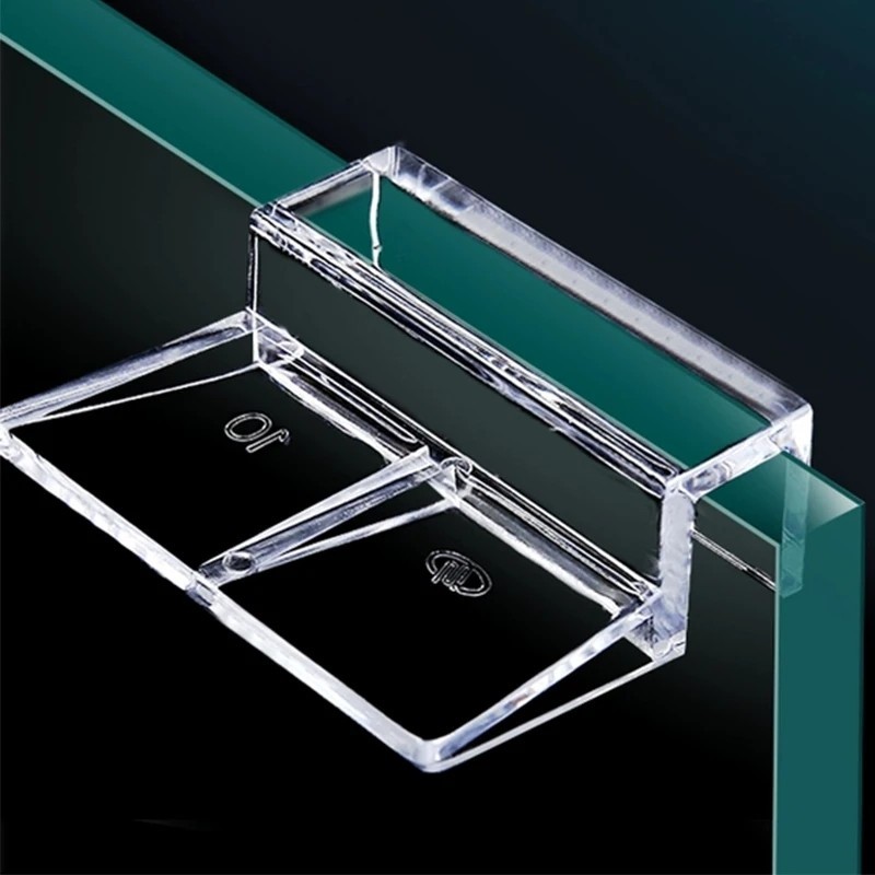 Aquarium Bracket Clip Akrilik Acrylic Penyangga Penutup Akuarium