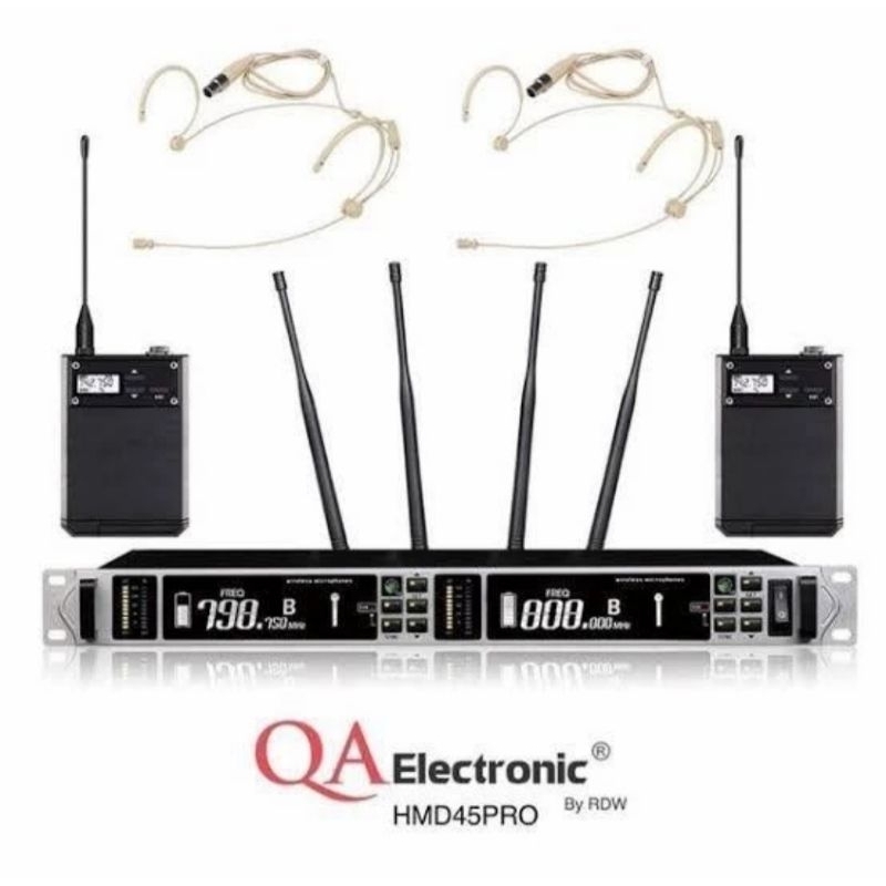 MICROPHONE WIRELESS QA ELECTRONIC HMD 45 PRO ORIGINAL