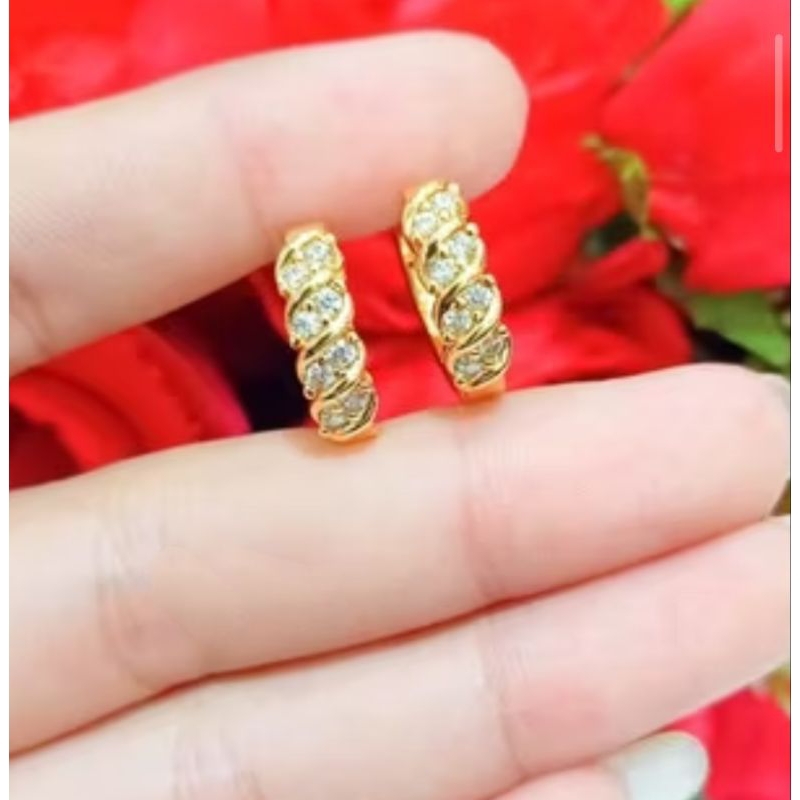 ANTING CLIP ANTING JEPIT PERMATA WANITA DEWASA