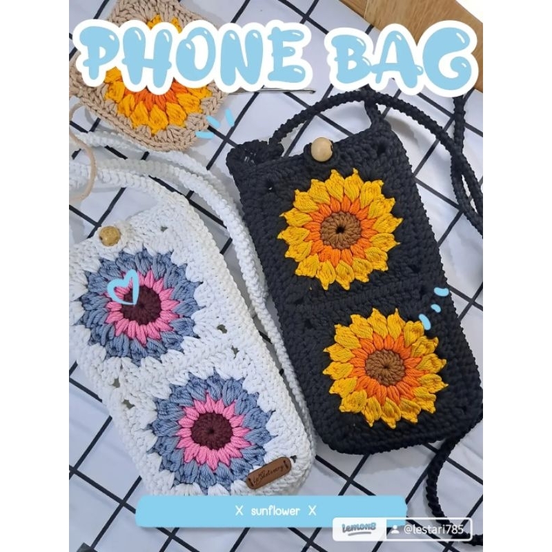 TAS RAJUT HP AESTHETIC  | TAS MACRAME KEKINIAN | TAS AESTHETIC