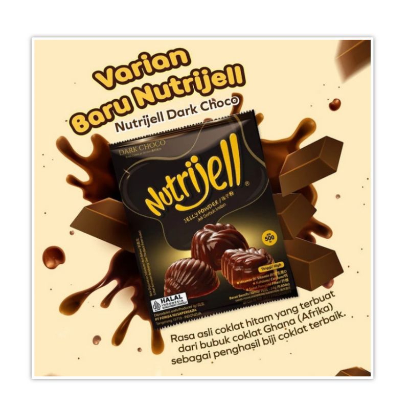 

Nutrijell Dark Choco 24 gr Jelly