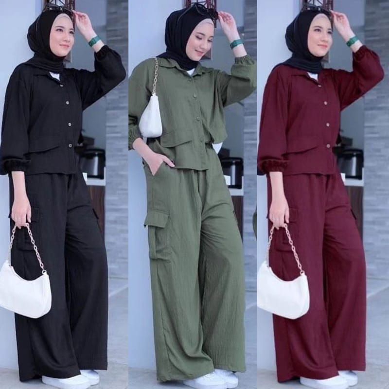 ￼SETELAN CARGO POLOS //SETELAN CARGO WANITA DEWASA TERBARU TERLARIS