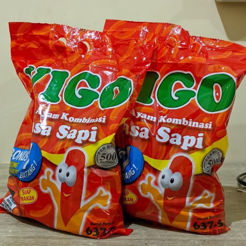 

Sosis vigo ayam kombinasi rasa sapi siap makan
