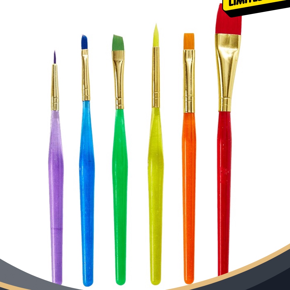 

DISKON FANTASTIS Brush Painting Kuas Lukis isi 6