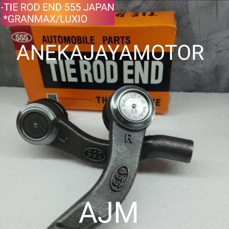 tie rod end Daihatsu Grandmax Luxio merek 555 asli japan 1set kiri kanan