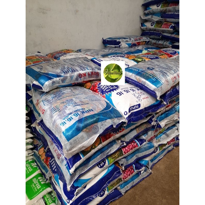 PUPUK NPK BIRU 16.16.16 (Saprotan utama) KEMASAN ZAK 20KG & 50KG