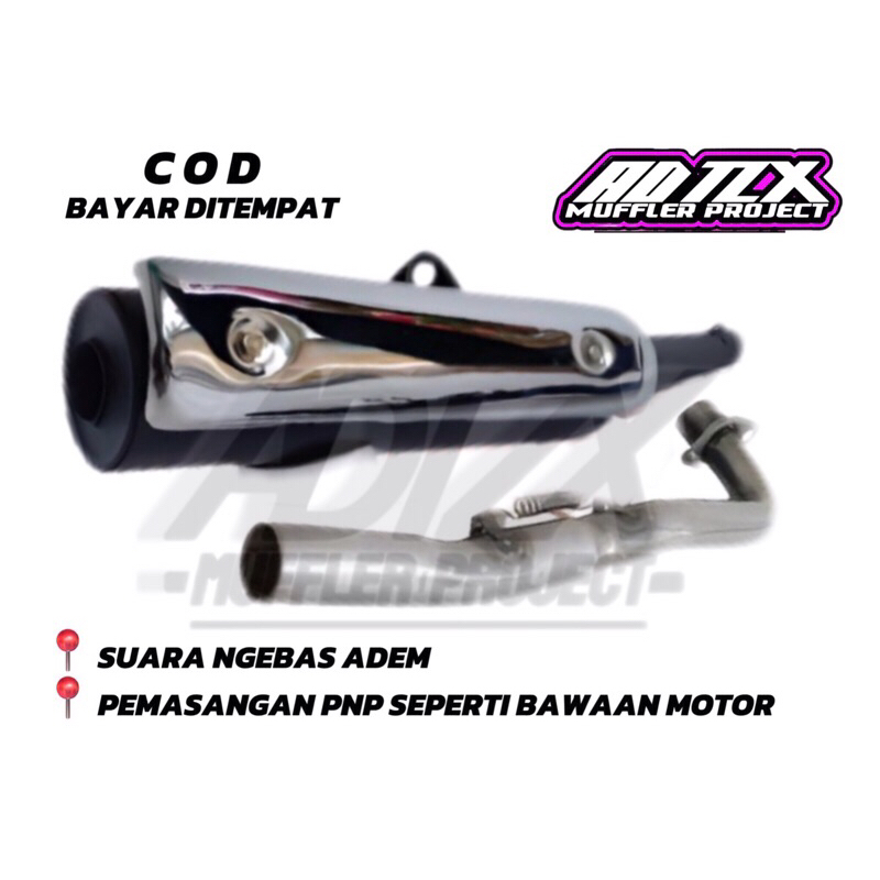 KNALPOT STANDAR RACING TSUKIGI JUPITER Z R RR Z1 BURHAN ROBOT VEGA R RR ZR FORCE VEGA LAMA KOTAK DLL