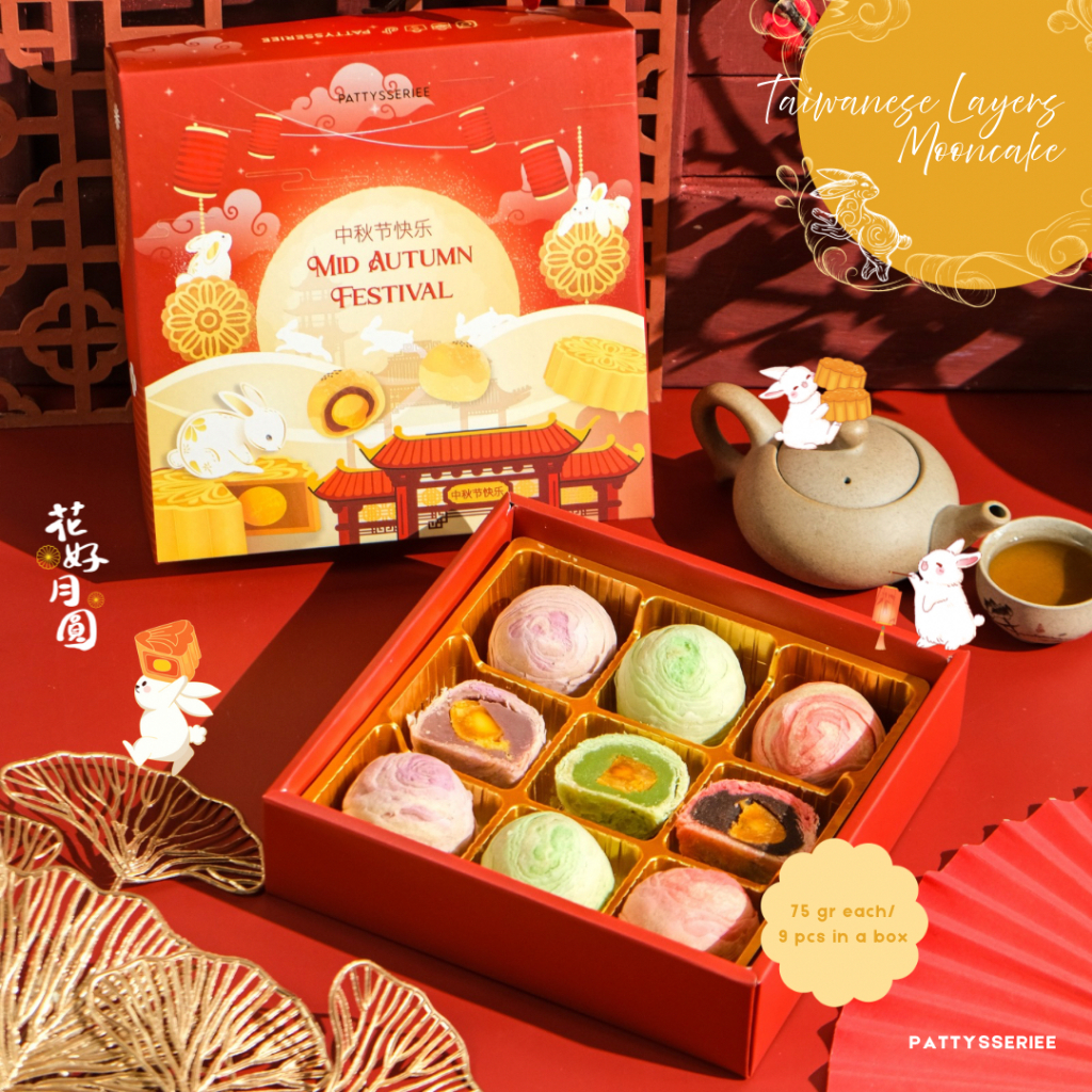 

Taiwanese Thousand Layer Moon Cake - Kue Bulan Pattysseriee