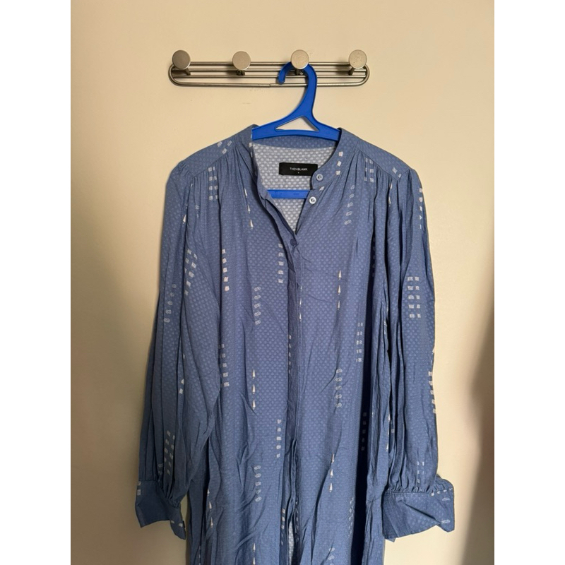 preloved thenblank pattern slit dress