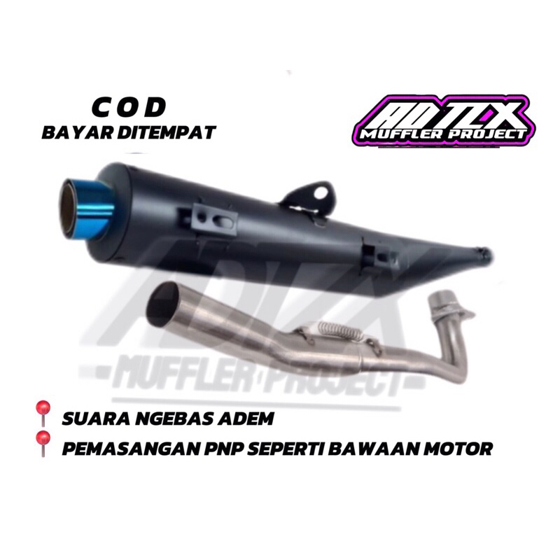 KNALPOT STANDAR RACING TSUKIGI JUPITER R RR ZR BURHAN ROBOT VEGA FORCE R RR ZR VEGA LAMA KOTAK DLL