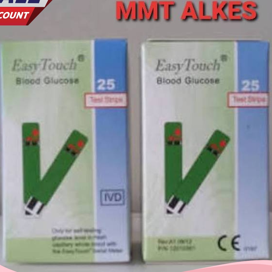 PENAWARAN TERBAIK Strip Gula Darah Easy Touch  Stik Gula Darah Glukose Easy Touch
