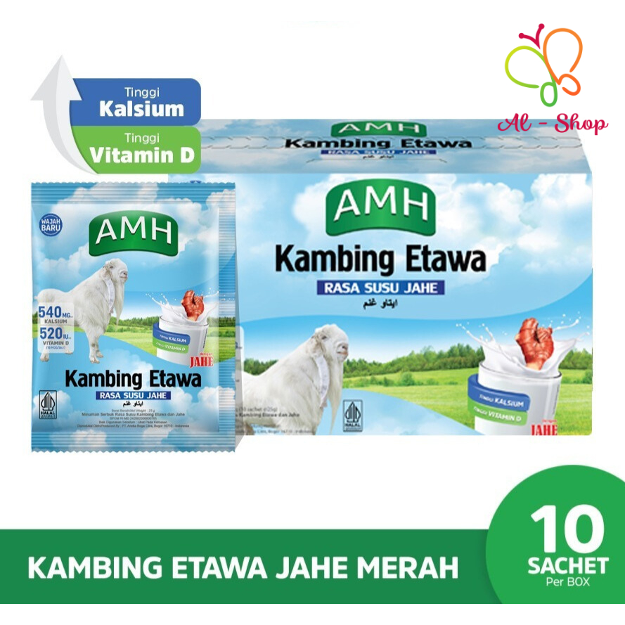 

AMH Kambing Etawa Variant Jahe Box (10 sachet)