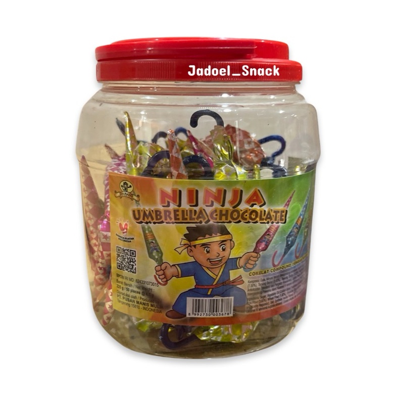 

Cokelat Payung Mini 5 X 45 Gr Rasa Coklat by JadoelSnack Nyaman