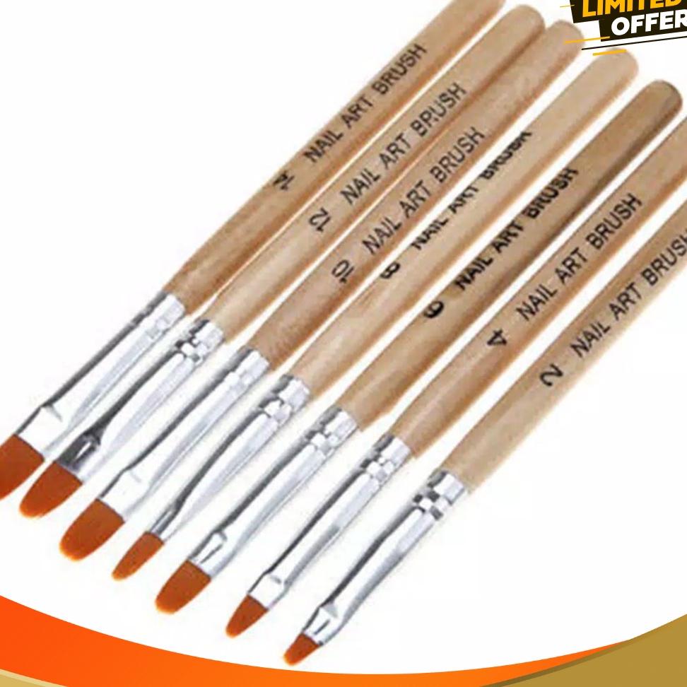 

PELAYANAN CEPAT Acrylic Brush Flat Kuas Akrilik Membuat Desain 3D Akrilik