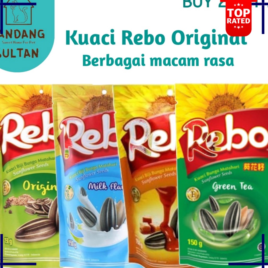 

LIMITED TIME OFFER Kuaci Rebo 14g BUY 2 GET 1 Berbagai Macam Rasa Cemilan Biji Bunga Matahari