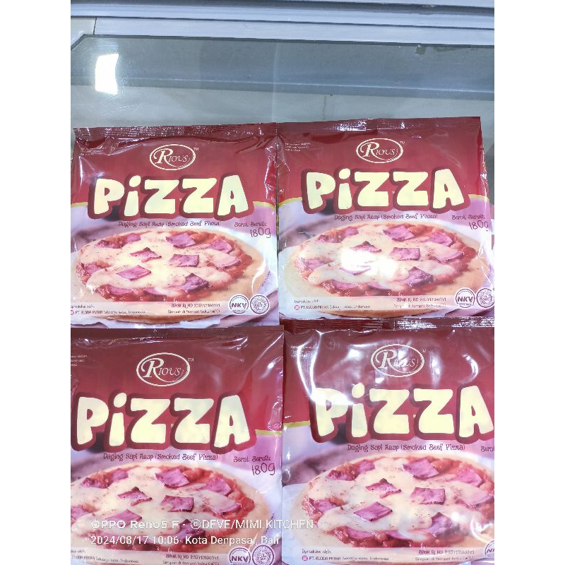 

Pizza Rious Smoked Beef 180gr