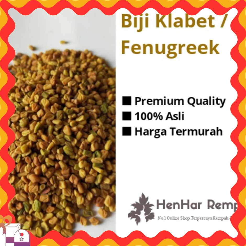 

KILAT ABIEZZ 1 Kg Fenugreek Biji Klabet Methi Seeds Halba Hulbah