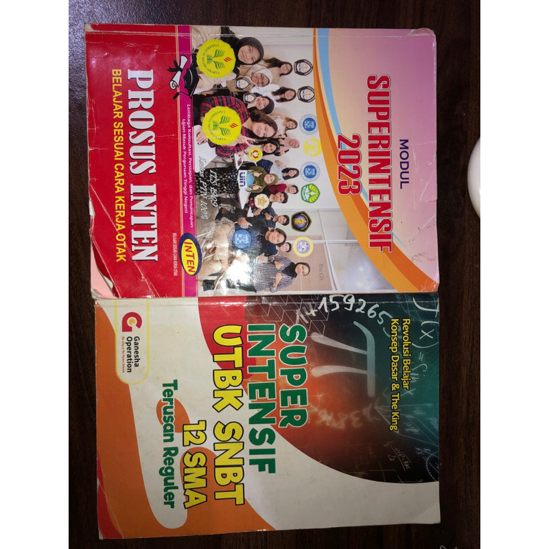 open preloved buku SUPER INTENSIF UTBK-SNBT INTEN DAN GO