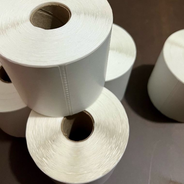 

Ready Stock LABEL BARCODE THERMAL UK 7 x 4 mm thermal tanpa ribbon isi 9 pcs P41