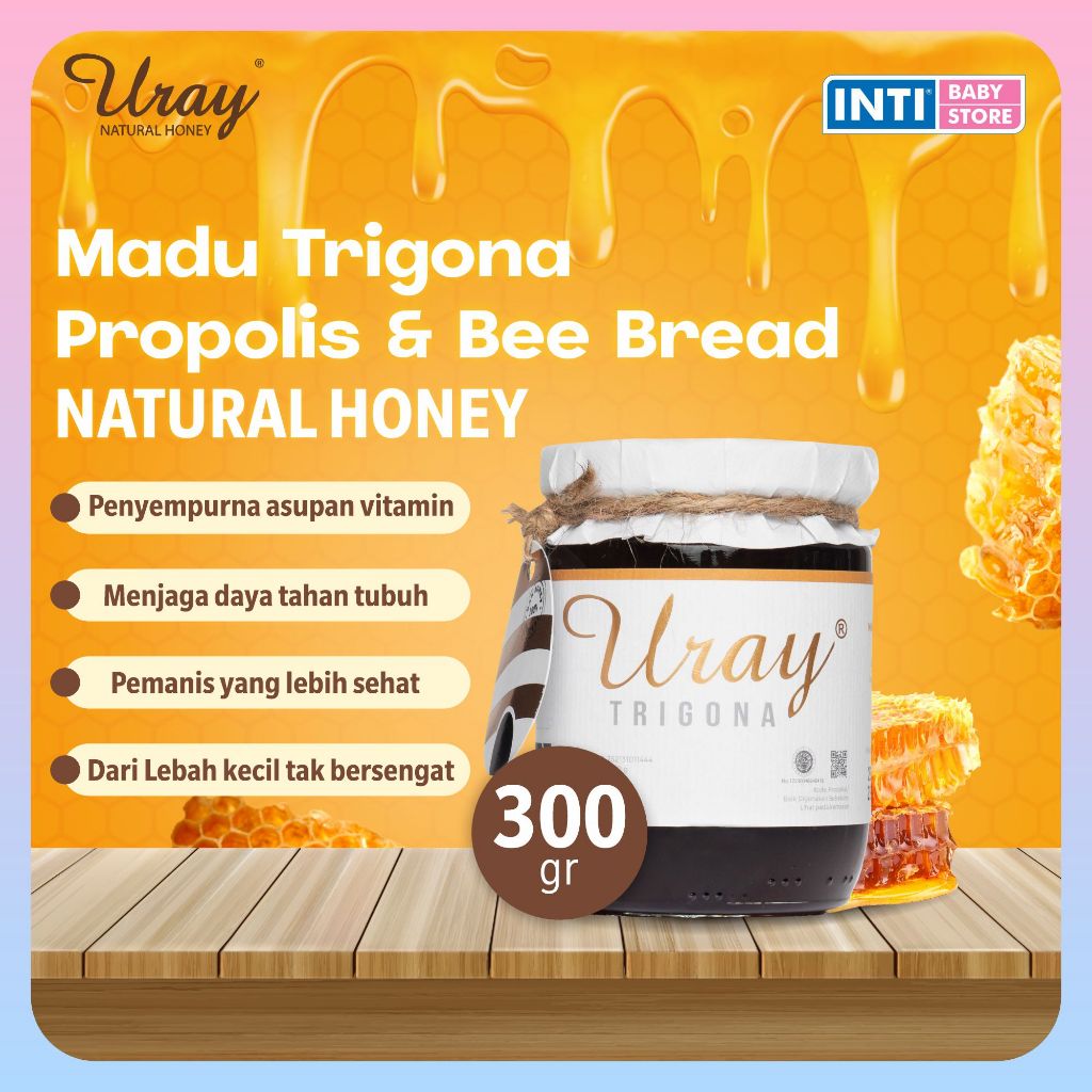 

Madu Uray - Natural Honey Propolis & Bee Bread 300gr | Madu Trigona