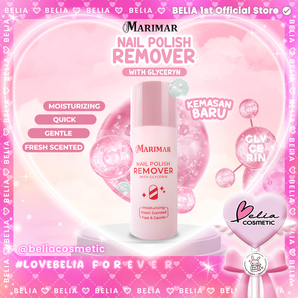 ❤ BELIA ❤ MARIMAR Nail Polish Remover | Nail Remover 70 mL by Xi Xiu | Cairan pembersih Kutek Cat Ku
