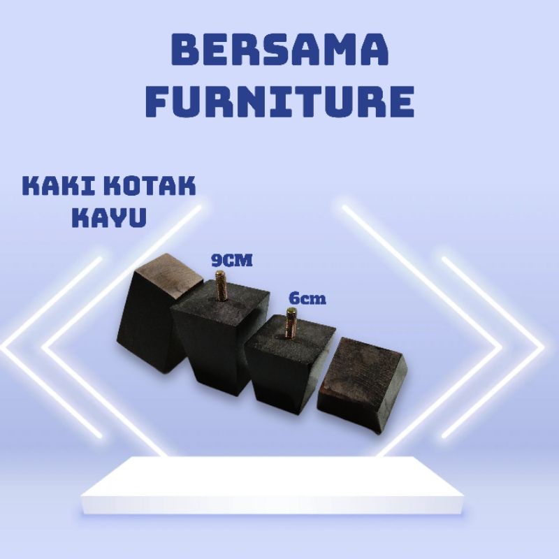 Kaki sofa kayu / kaki piramid / kaki persegi / kaki kursi / kaki kotak kayu / kaki divan SPRINGBED k