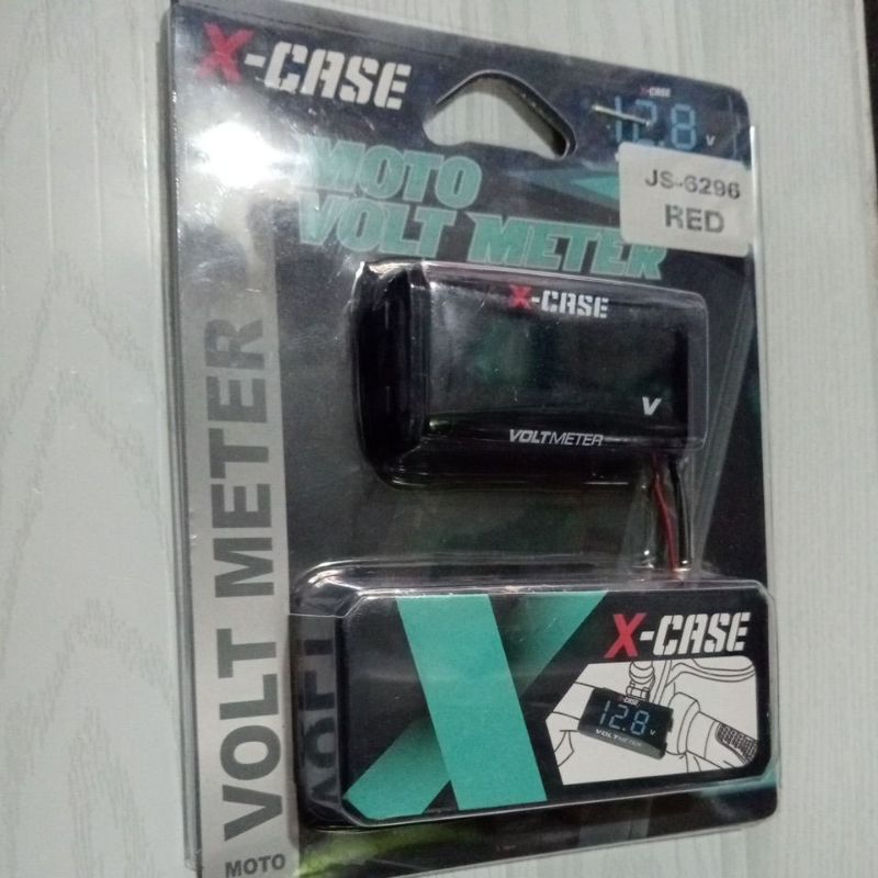 VOLT METER AKI MOTOR X CASE MINION UNTUK SEMUA TYPE MATIC BEBEK SPORT ALAT UKUR AKI MOTOR