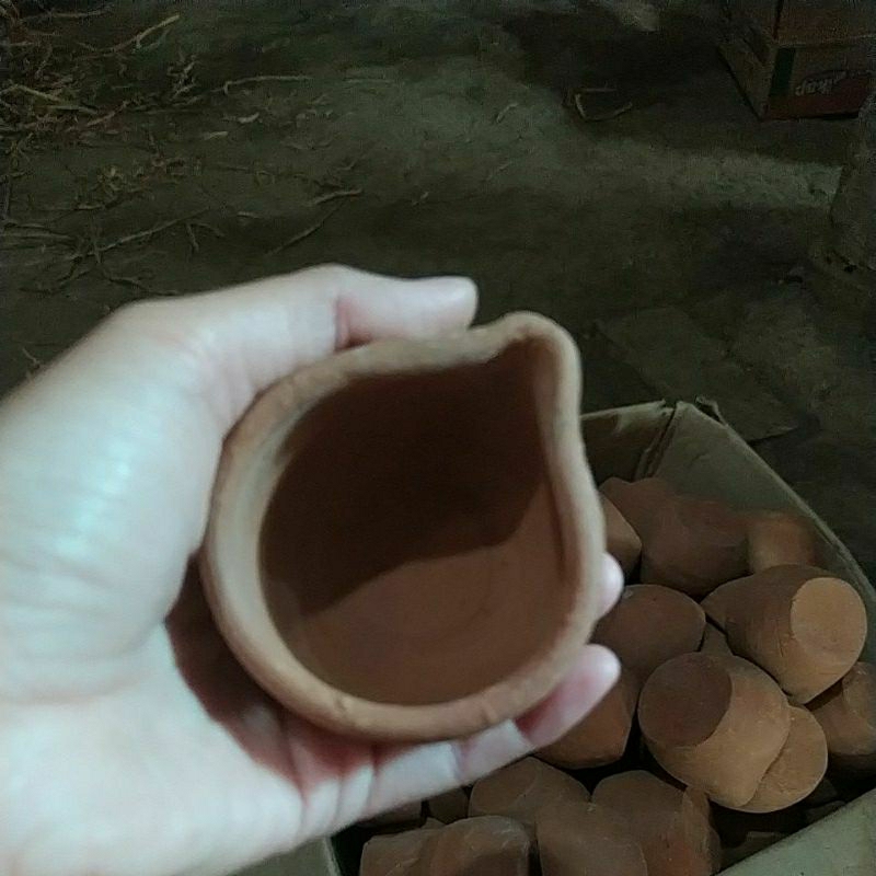 kowi tanah liat pelebur emas diameter 6