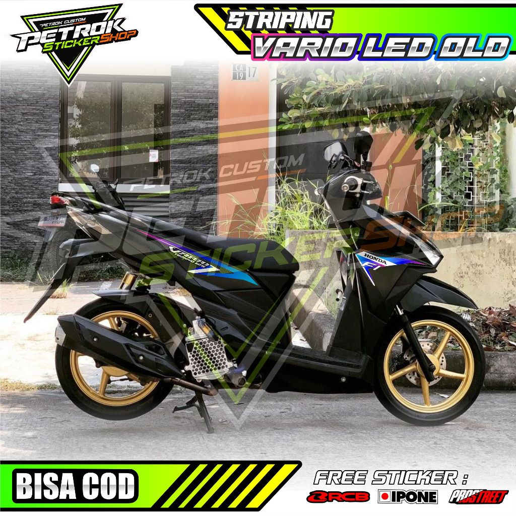 STRIPING VARIASI HONDA VARIO 125 LED OLD / STICKER LIST VARIASI MOTOR VARIO LED OLD