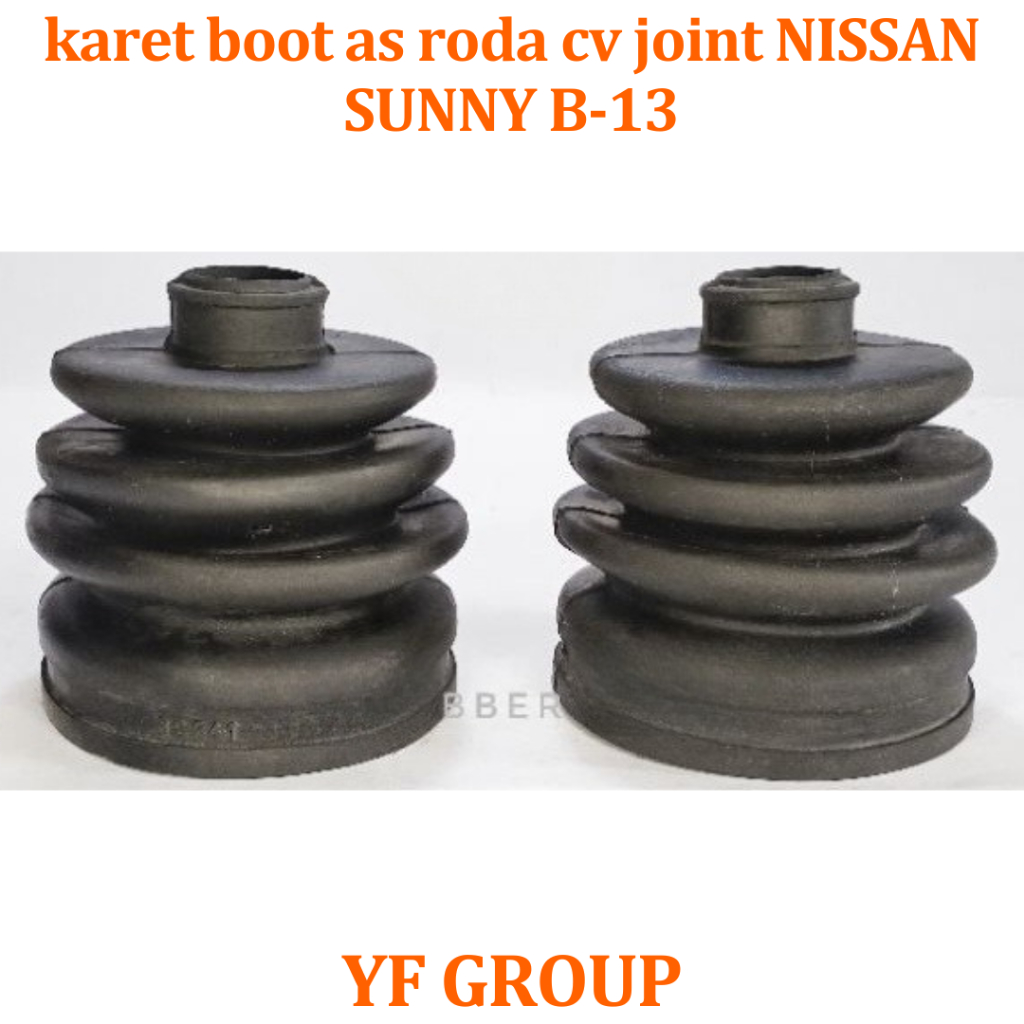 SPAREPART MOBIL karet boot as roda cv joint NISSAN SUNNY B-13