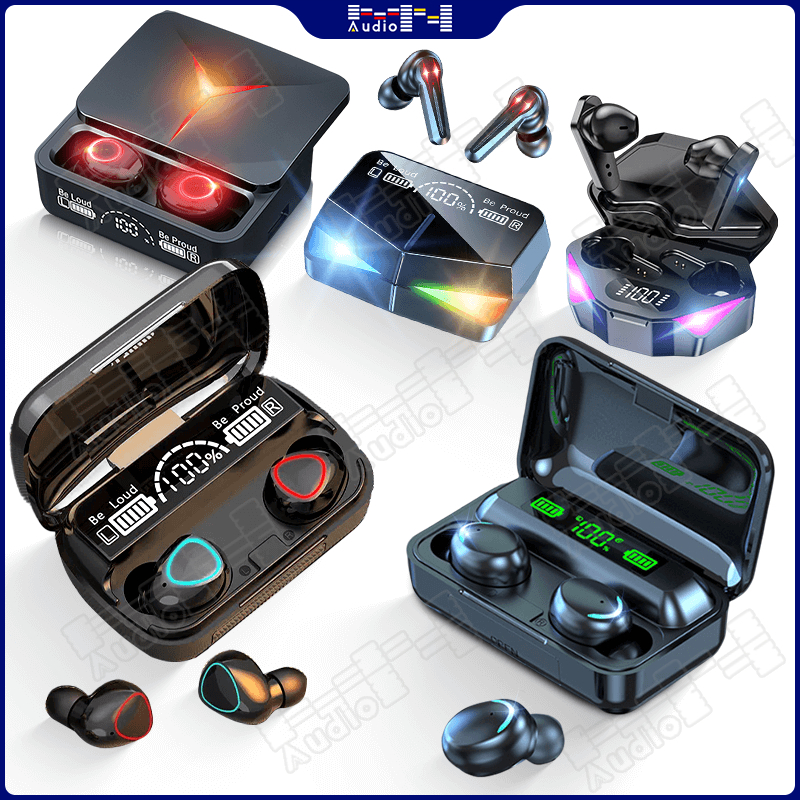 【COD】M10/F9/M19/M18/M20 Pro/M28/M90 Pro/X15 TWS Headset Bluetooth Full Bass Stereo Power Bank Wirele