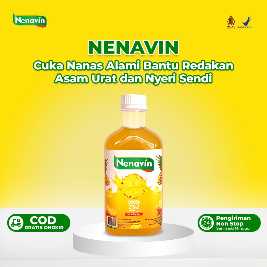 

NENAVIN CUKA NANAS ATASI ASAM URAT DAN GULA DARAH TINGGI 1 BOTOL