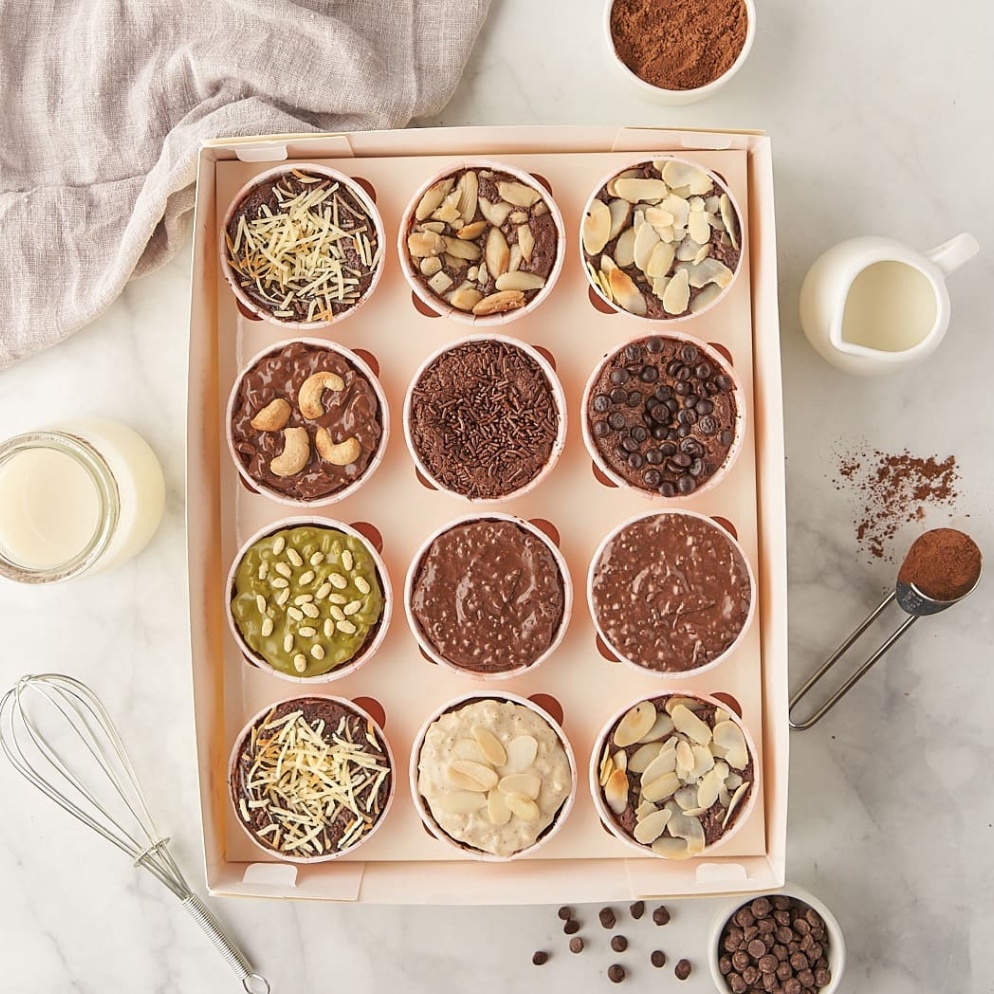 

BROWNIES CUP 1 LUSIN SESUAI FOTO KHUSUS INSTAN Mbun Brownies Panggang Brownies Melted Fudgy Brownies Coklat Keju Makanan Ringan Berkualitas