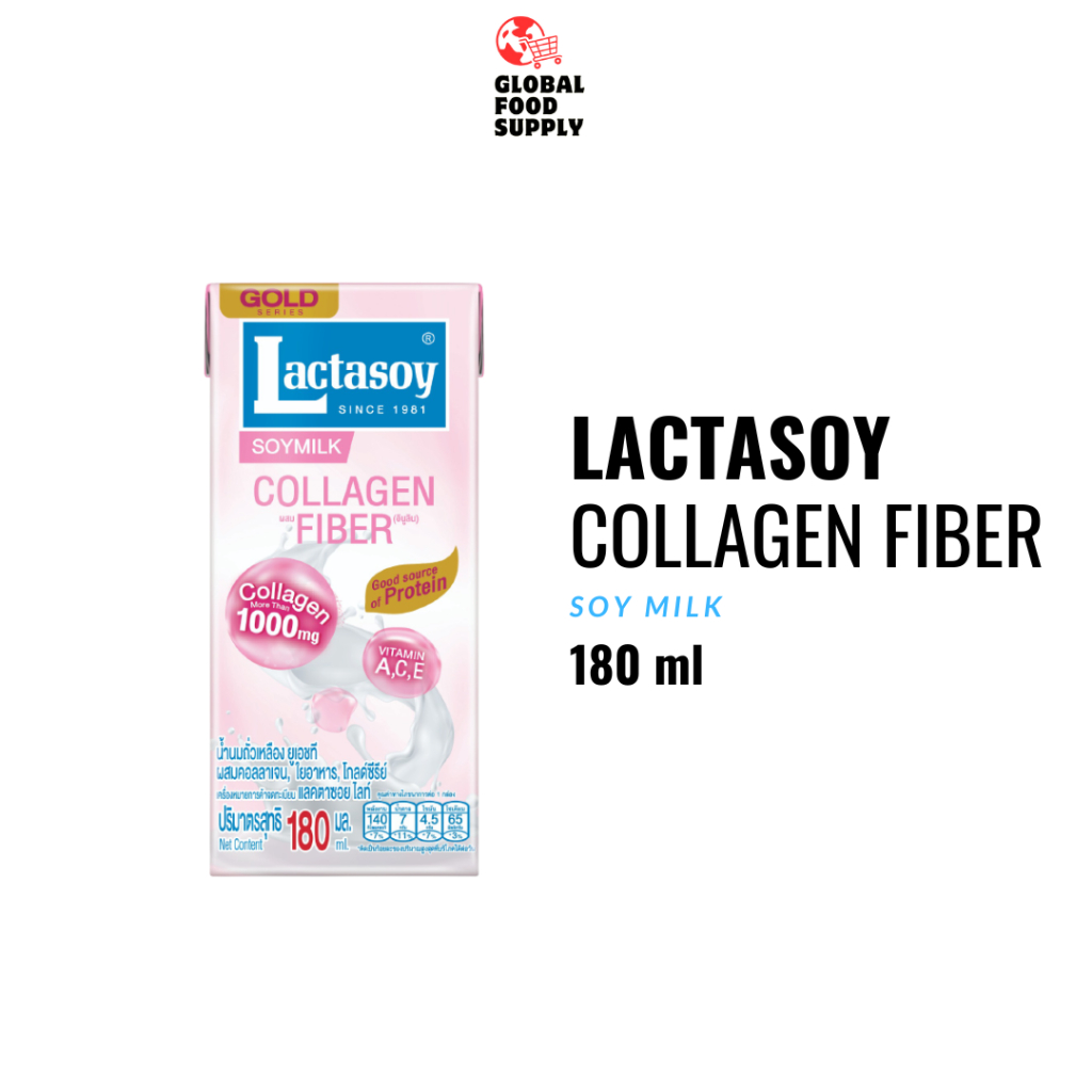 

Lactasoy Gold Collagen Fiber Soymilk 180 ml