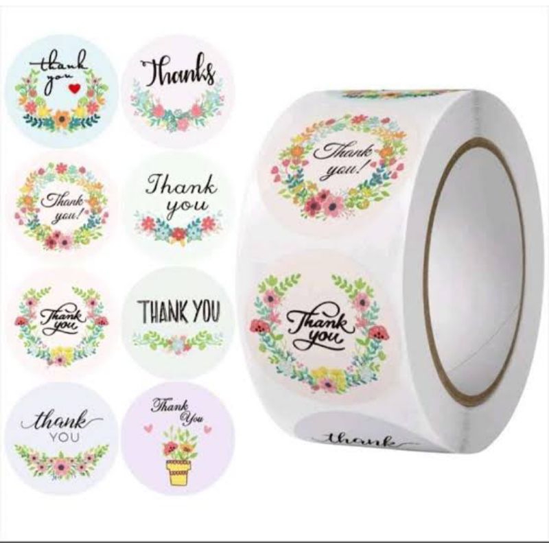 

TERMURAH | Sticker Thank You / Sticker Terima Kasih